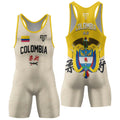 Crest of Colombia Wrestling Singlet