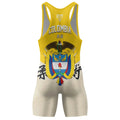 Crest of Colombia Wrestling Singlet