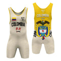 Crest of Colombia Wrestling Singlet