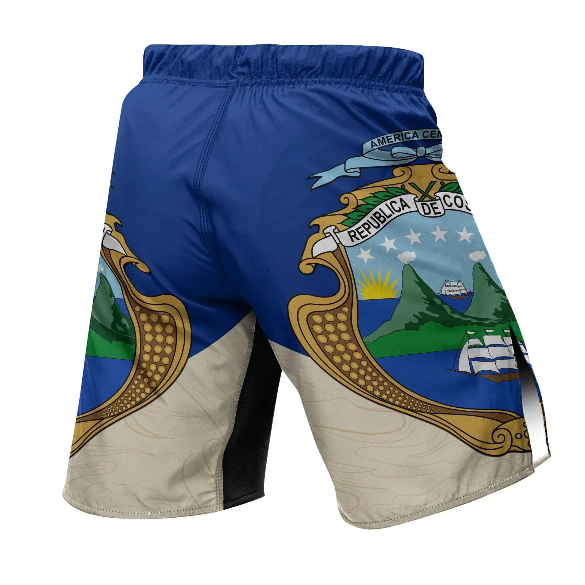 Crest of Costa Rica Fight Shorts