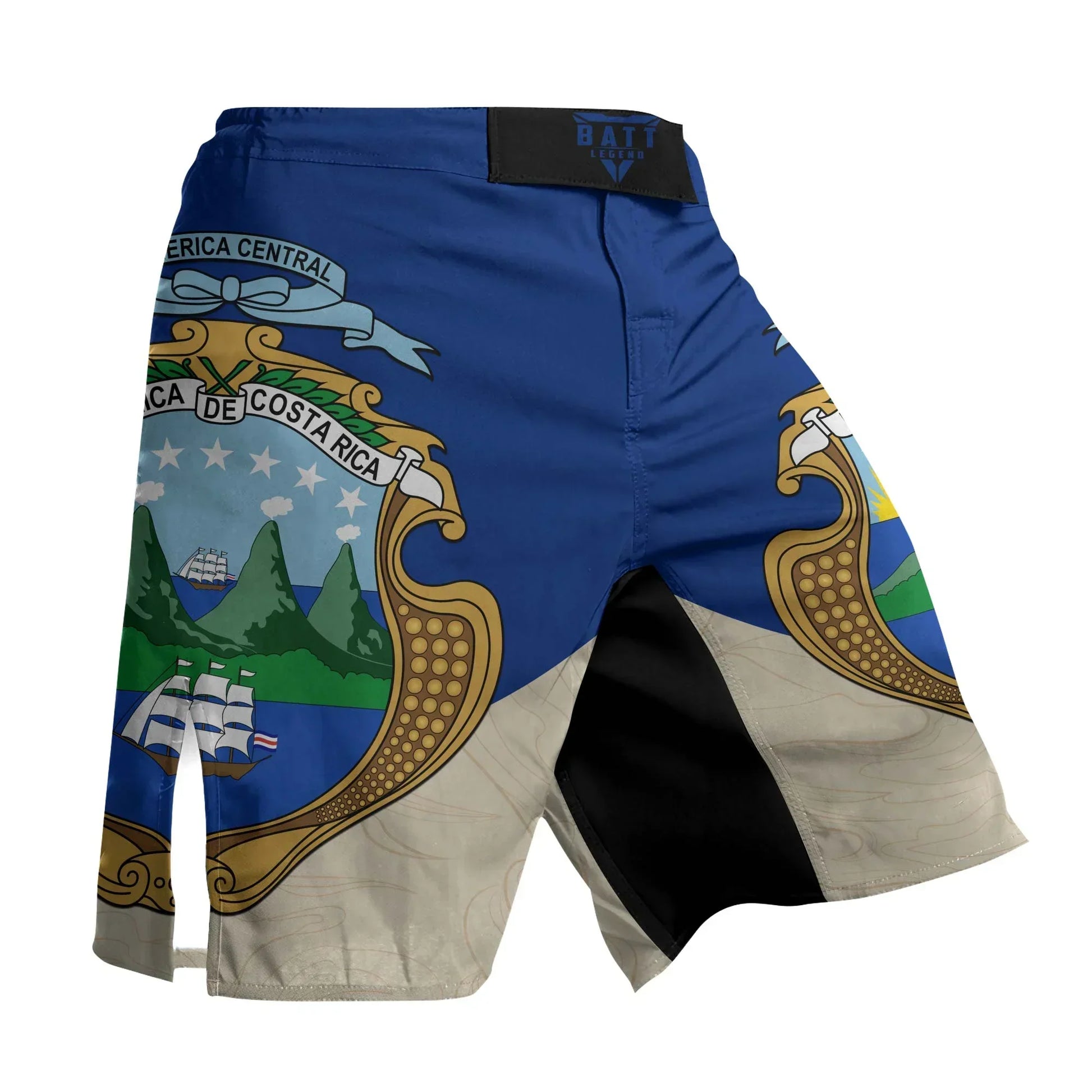 Crest of Costa Rica Fight Shorts