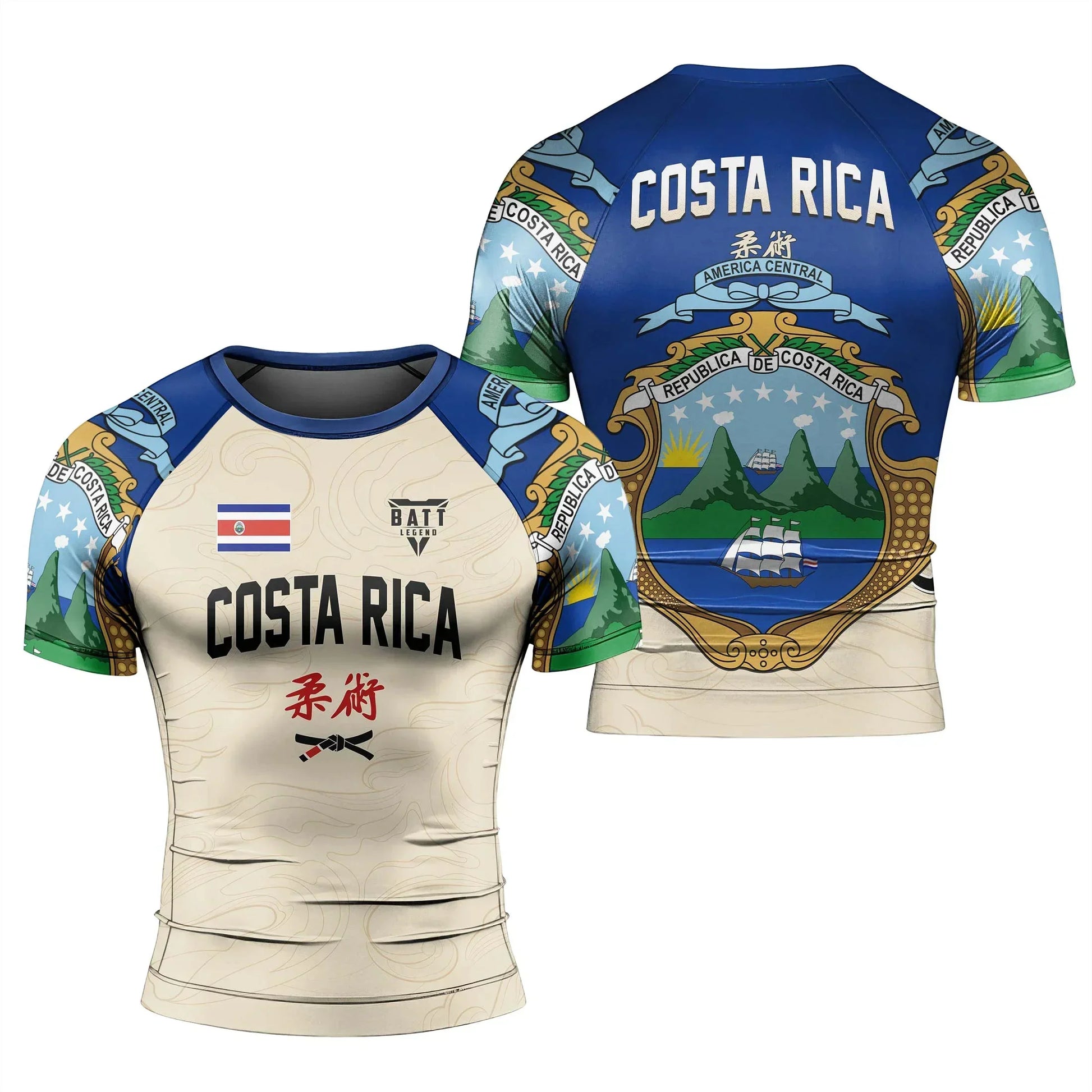 Crest of Costa Rica Rash Guard