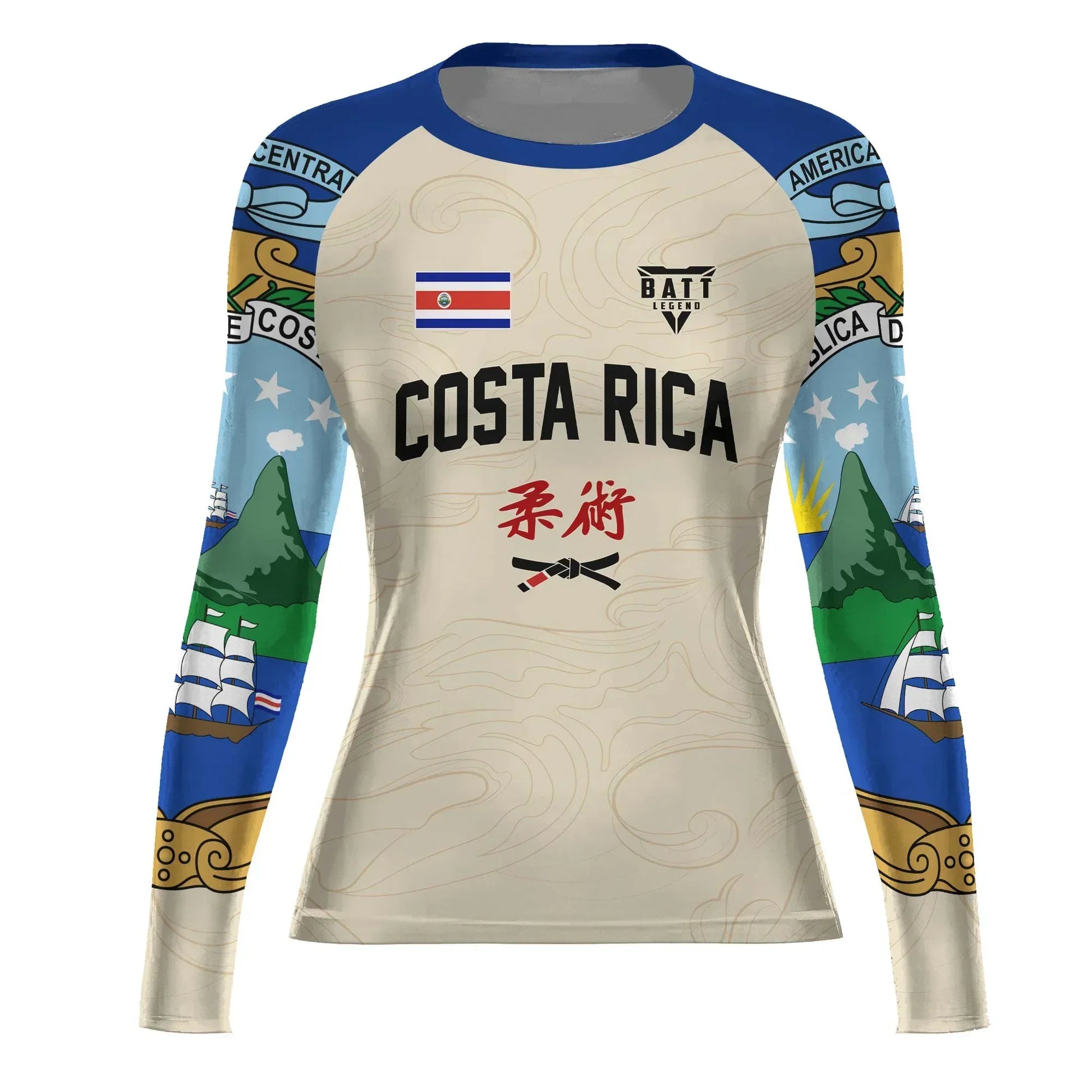 Crest of Costa Rica Rash Guard