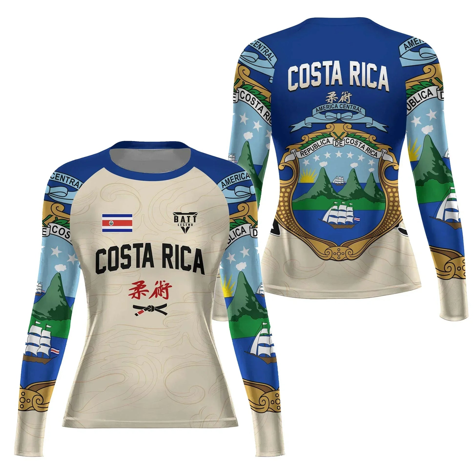 Crest of Costa Rica Rash Guard