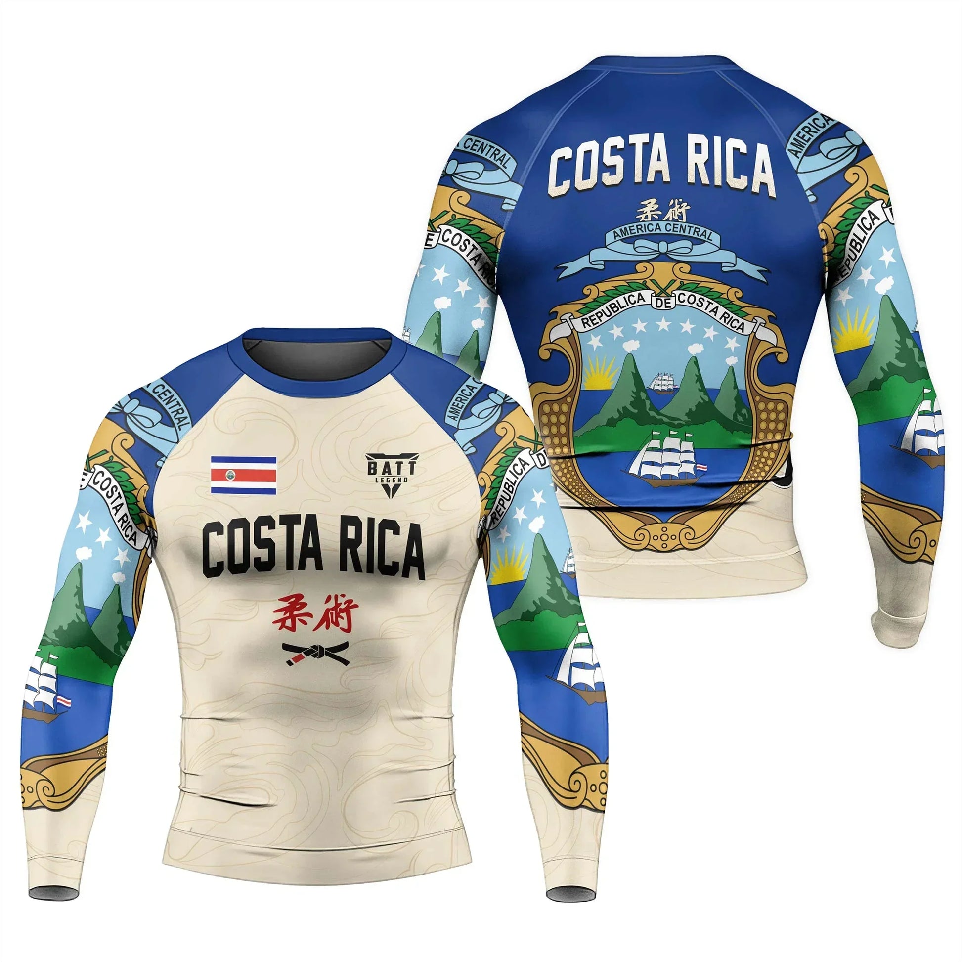 Crest of Costa Rica Rash Guard