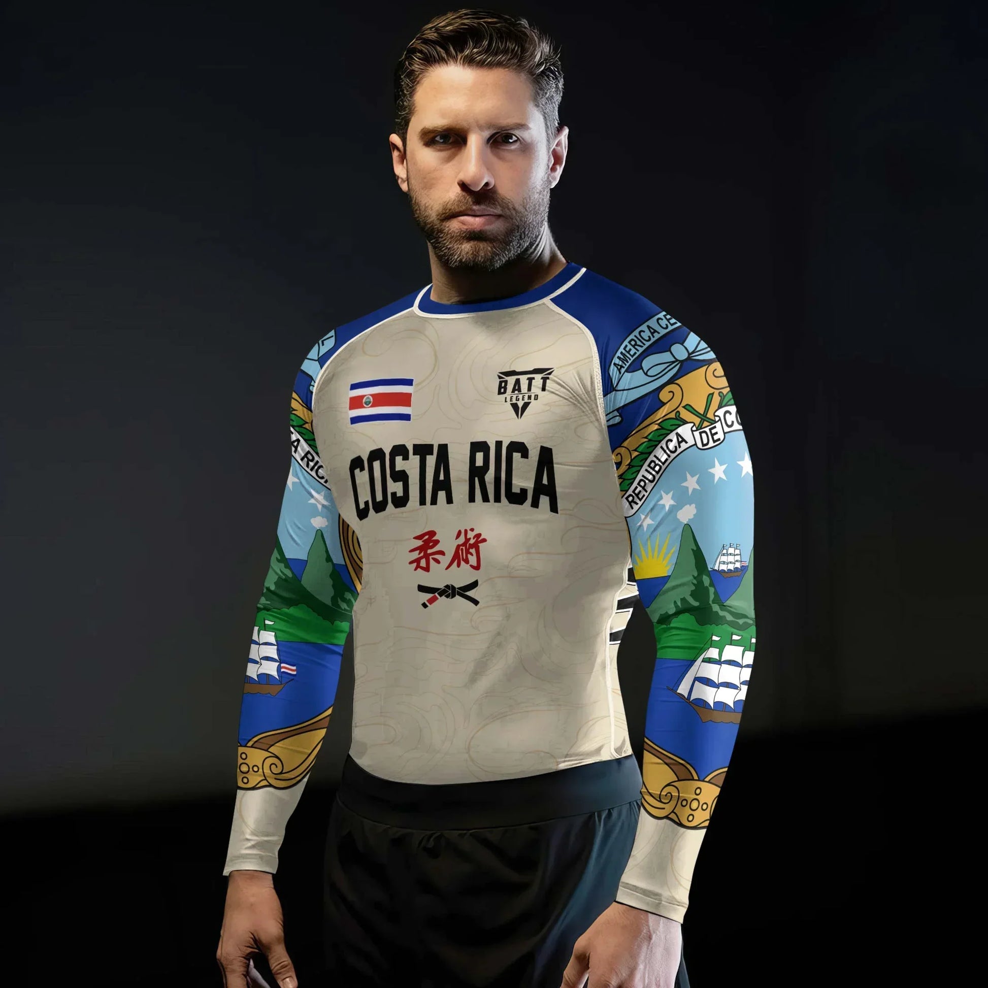 Crest of Costa Rica Rash Guard
