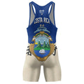 Crest of Costa Rica Wrestling Singlet