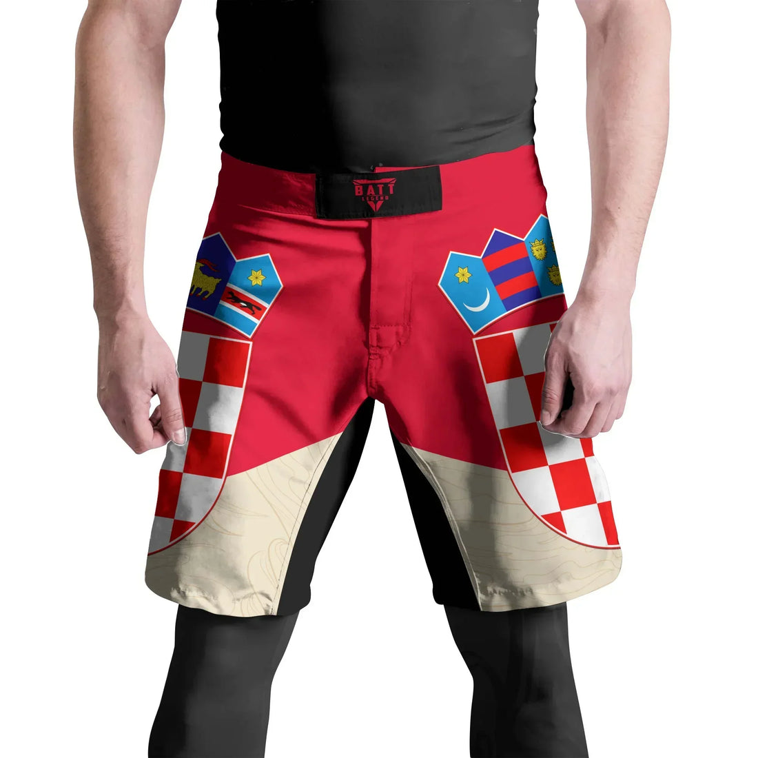 Crest of Croatia Fight Shorts