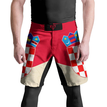 Crest of Croatia Fight Shorts