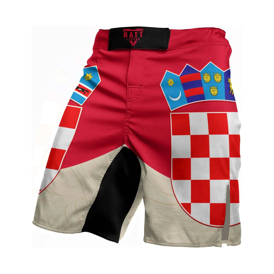 Crest of Croatia Fight Shorts