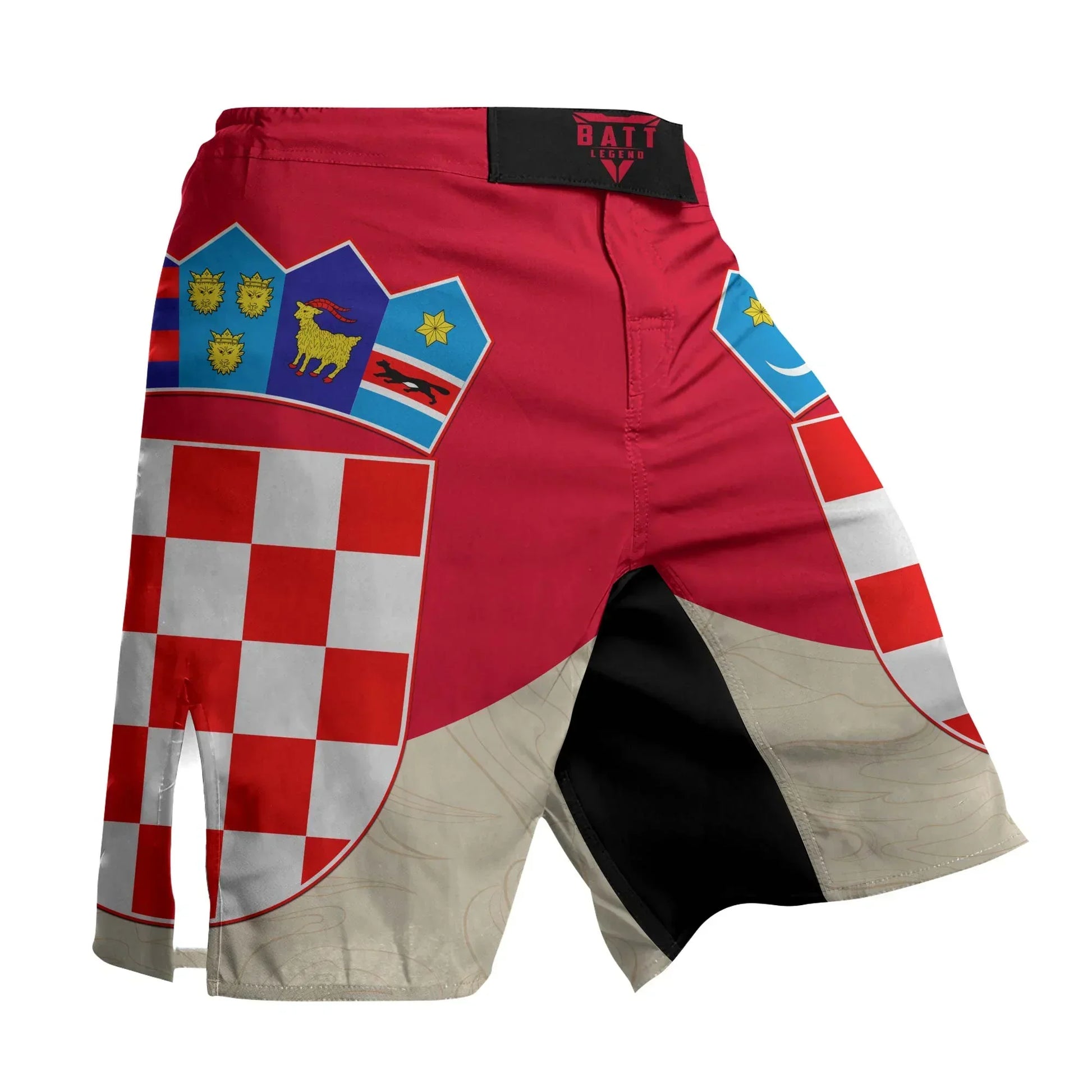 Crest of Croatia Fight Shorts