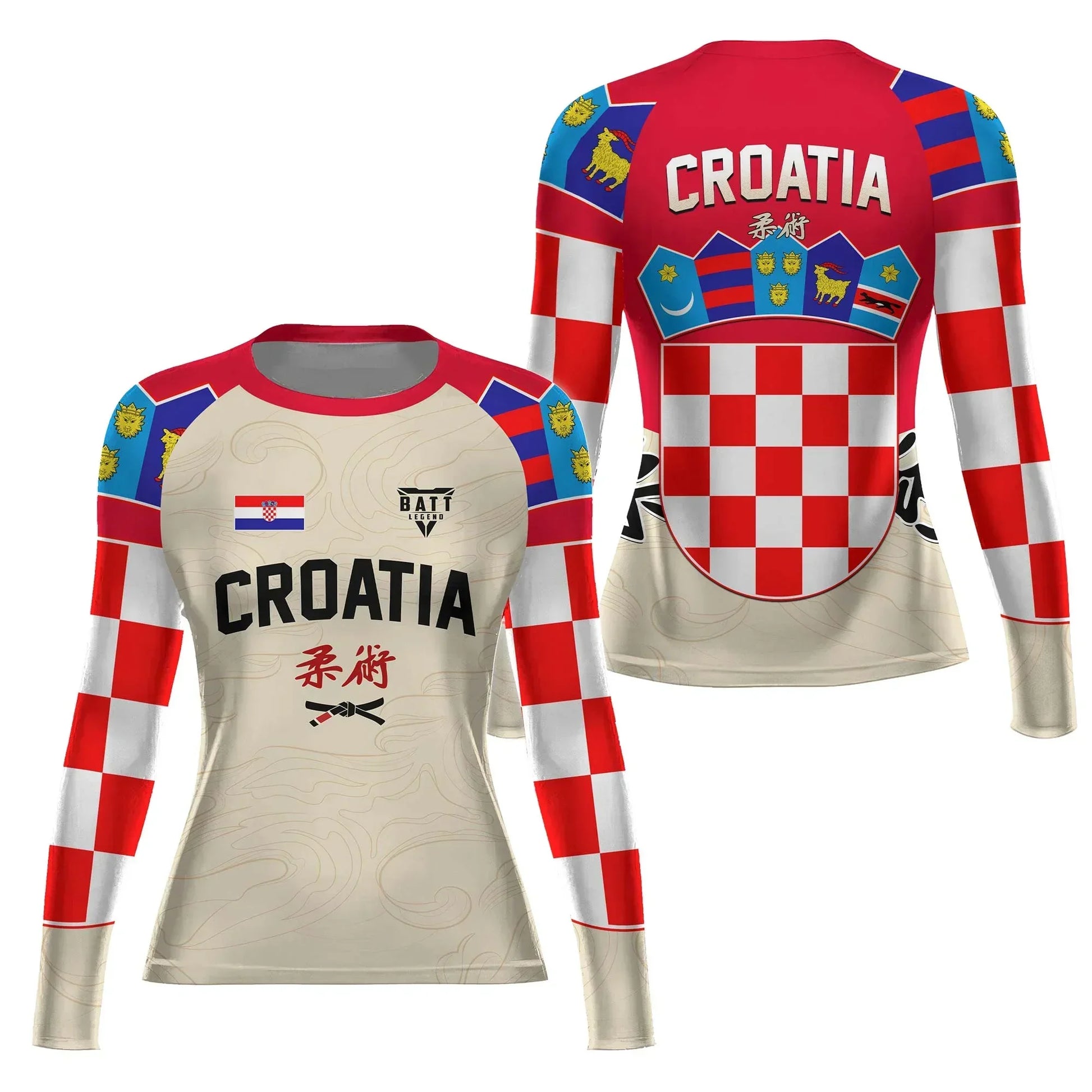 Crest of Croatia Rash Guard