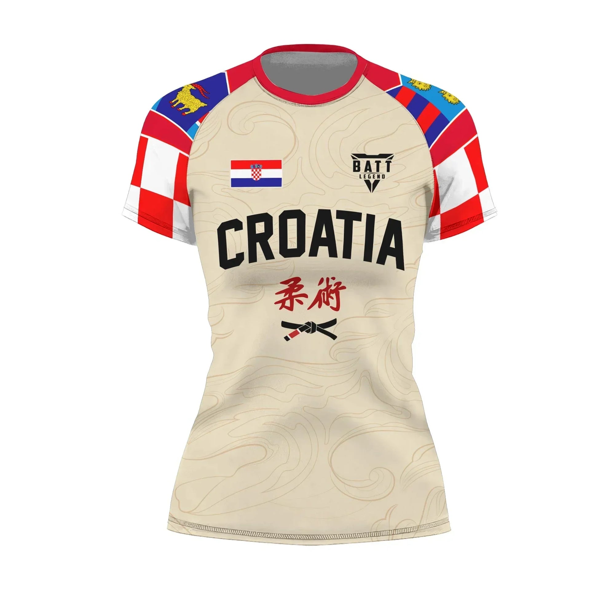 Crest of Croatia Rash Guard