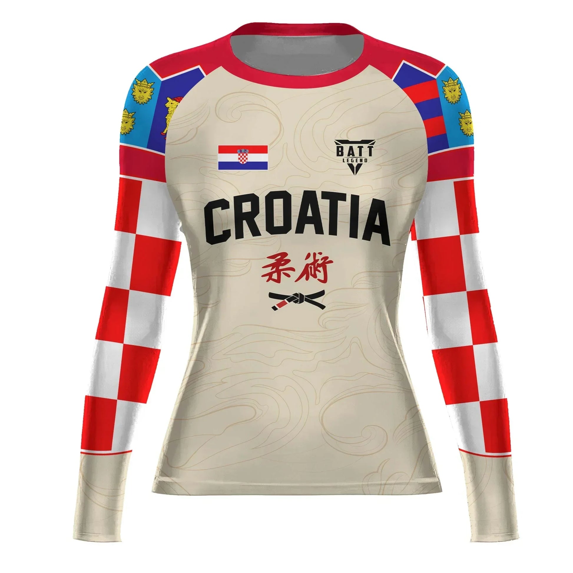 Crest of Croatia Rash Guard
