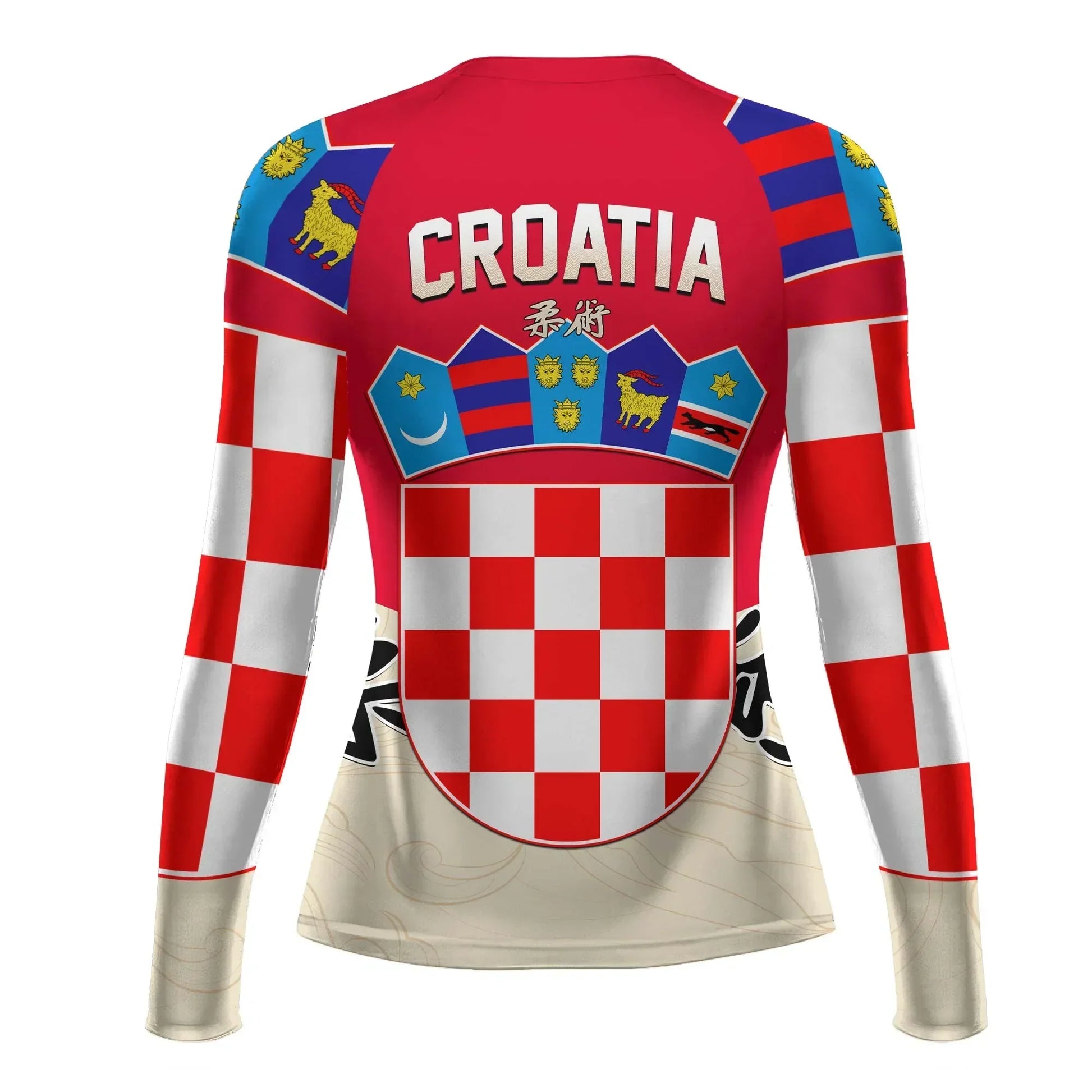 Crest of Croatia Rash Guard