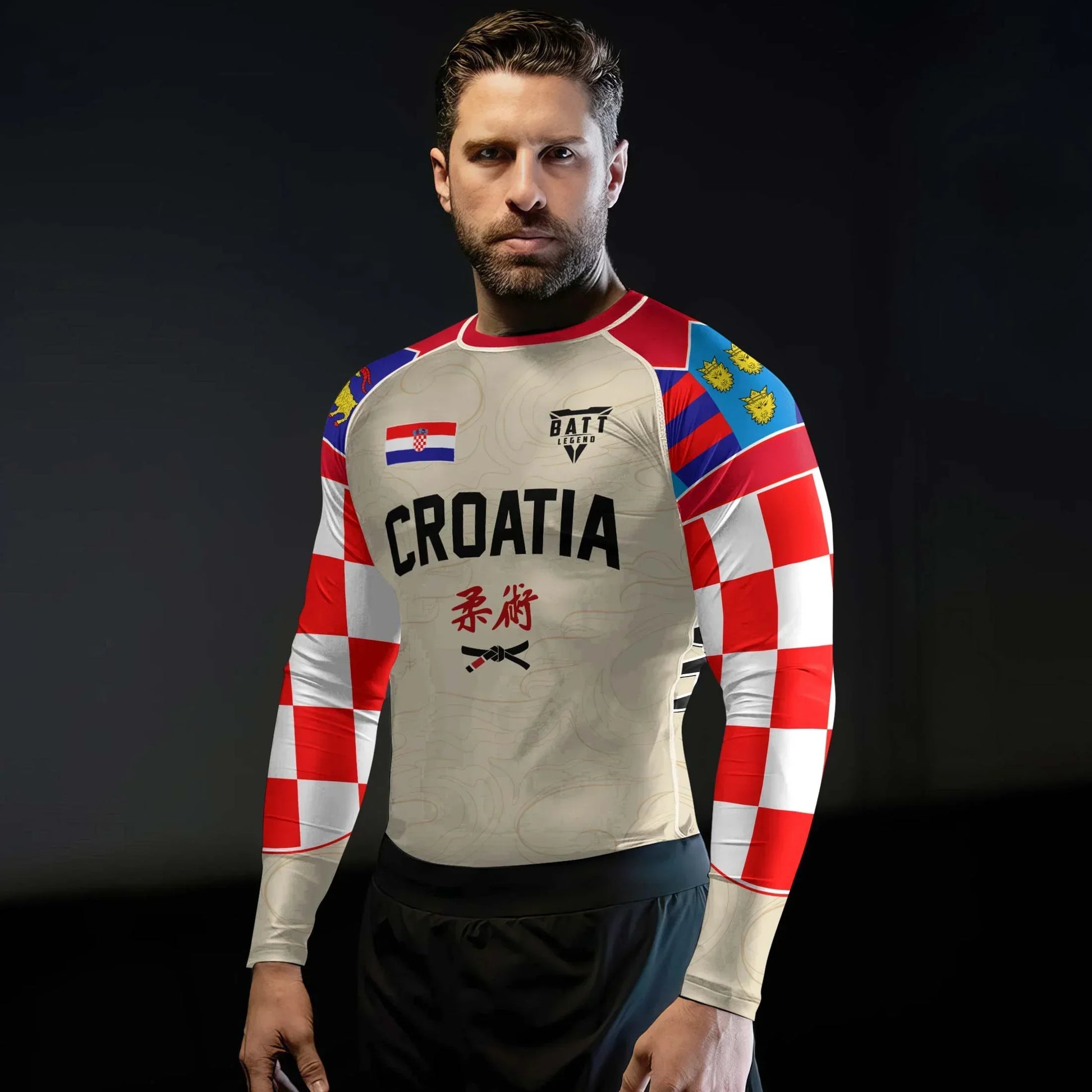 Crest of Croatia Rash Guard