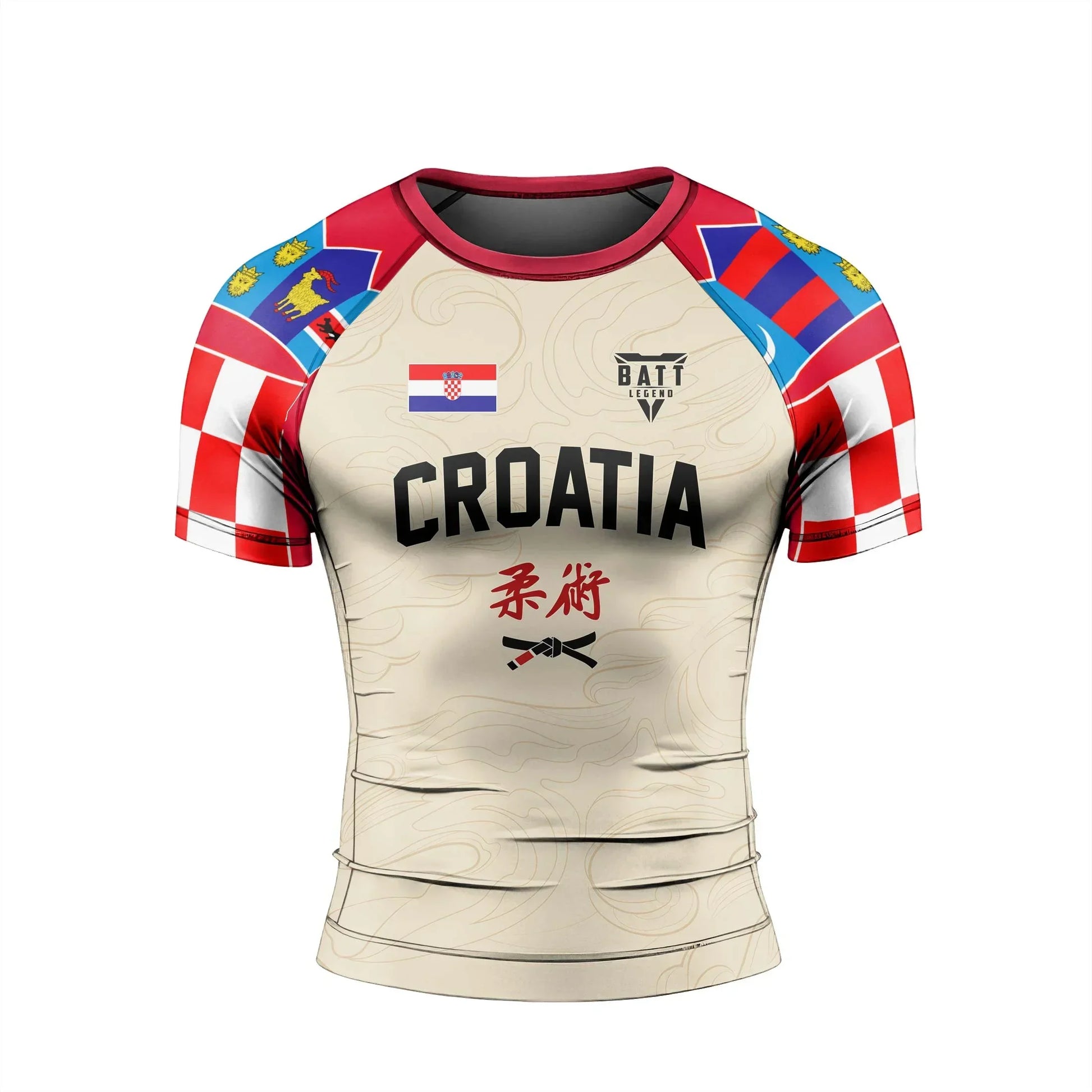 Crest of Croatia Rash Guard