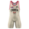 Crest of Croatia Wrestling Singlet