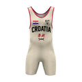 Crest of Croatia Wrestling Singlet