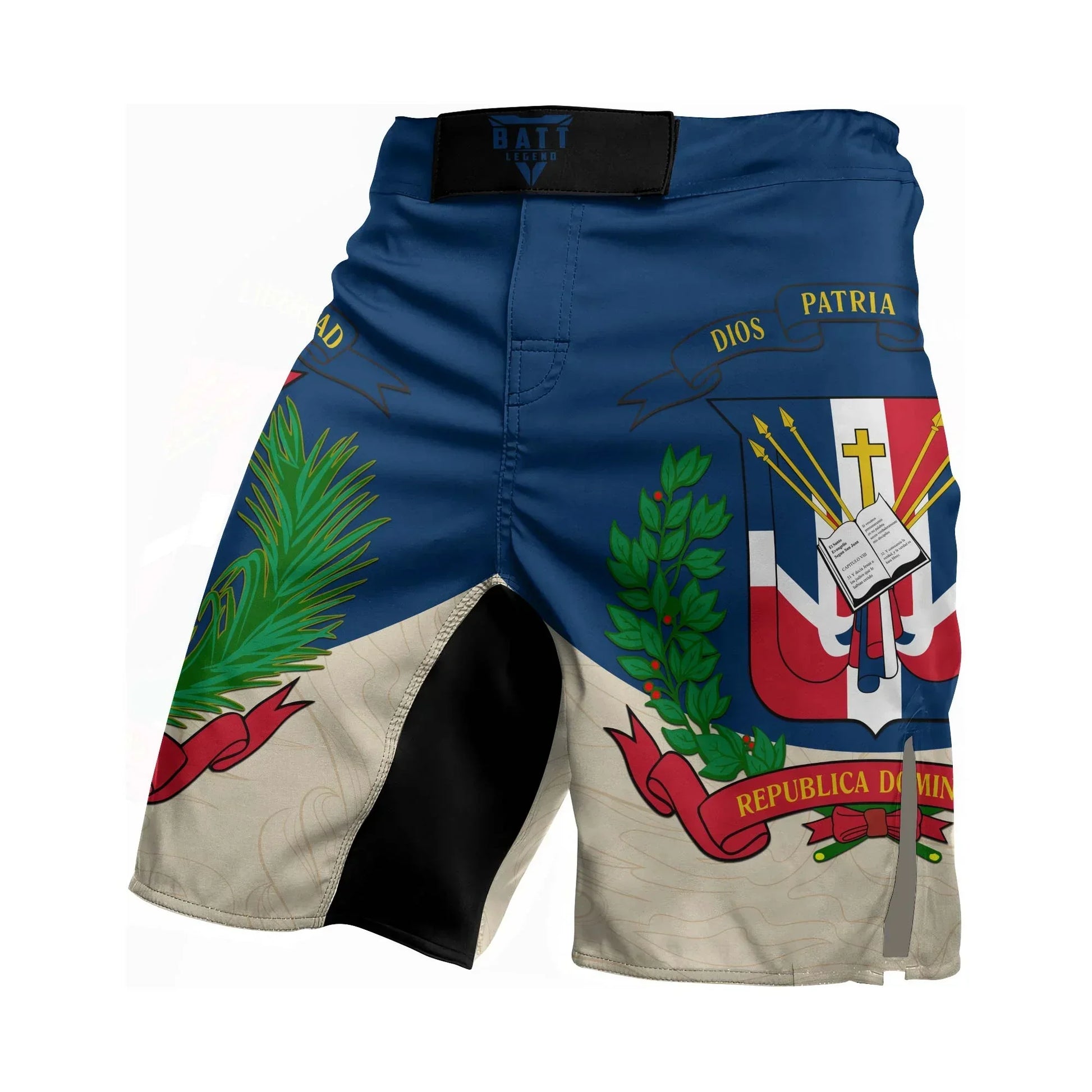 Crest of Dominican Republic Fight Shorts