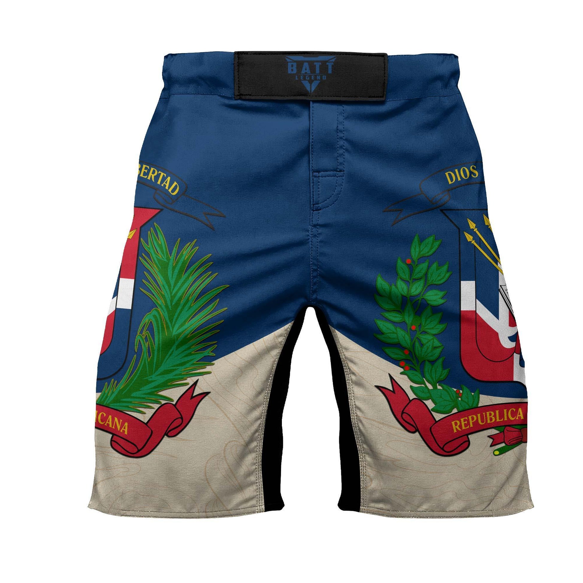 Crest of Dominican Republic Fight Shorts