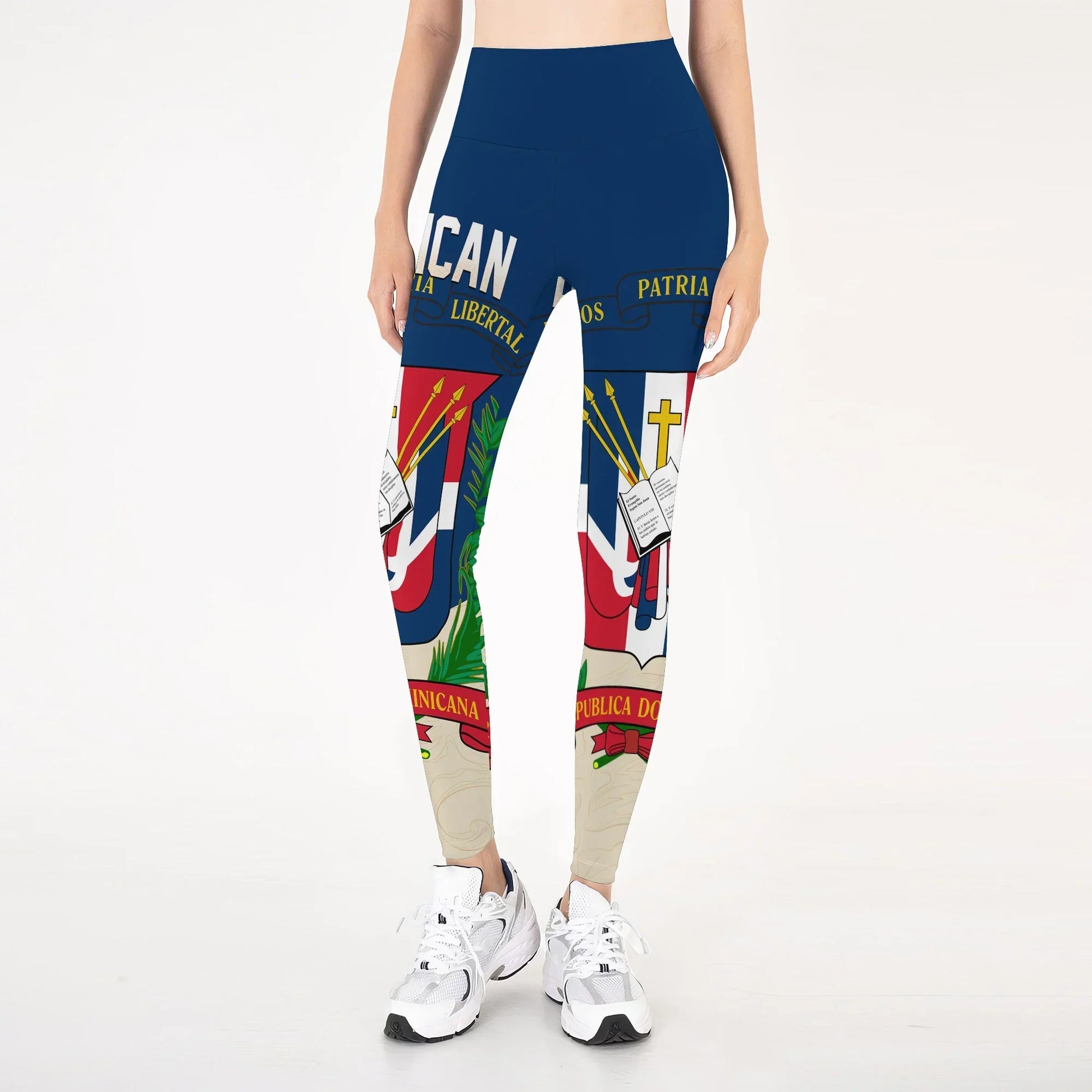 Crest of Dominican Republic Leggings