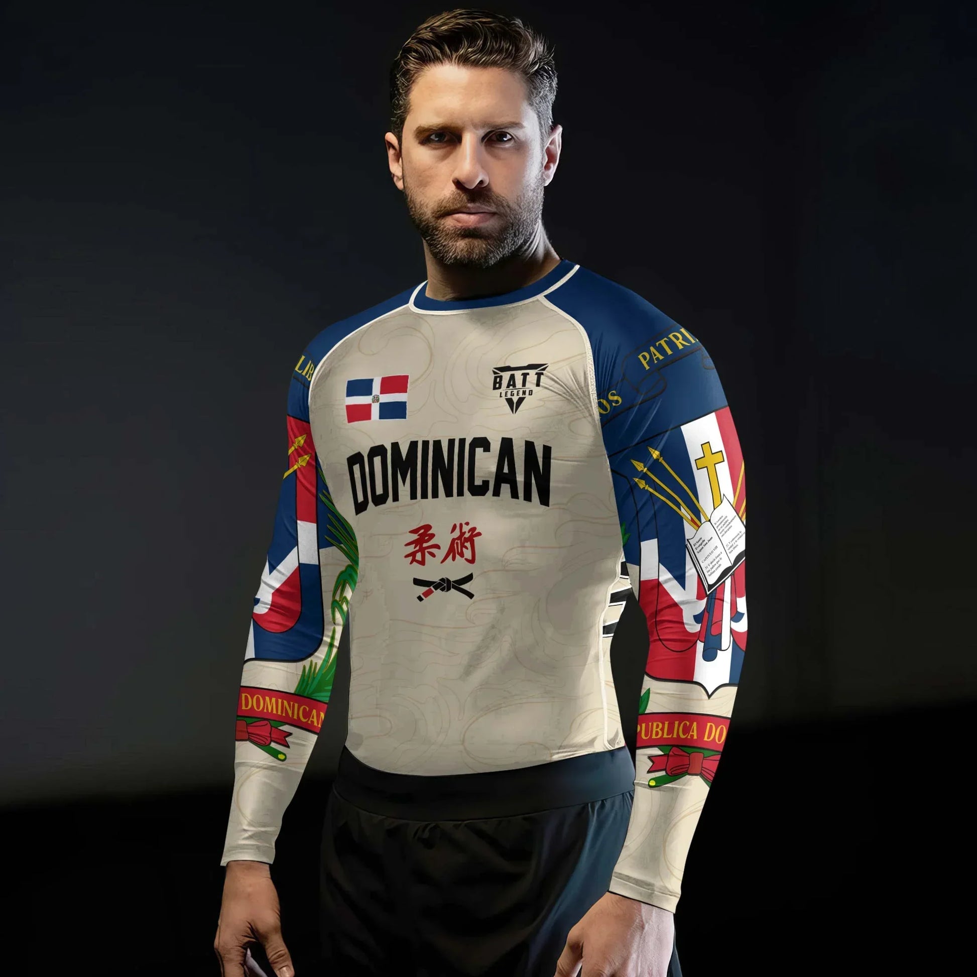 Crest of Dominican Republic Rash Guard