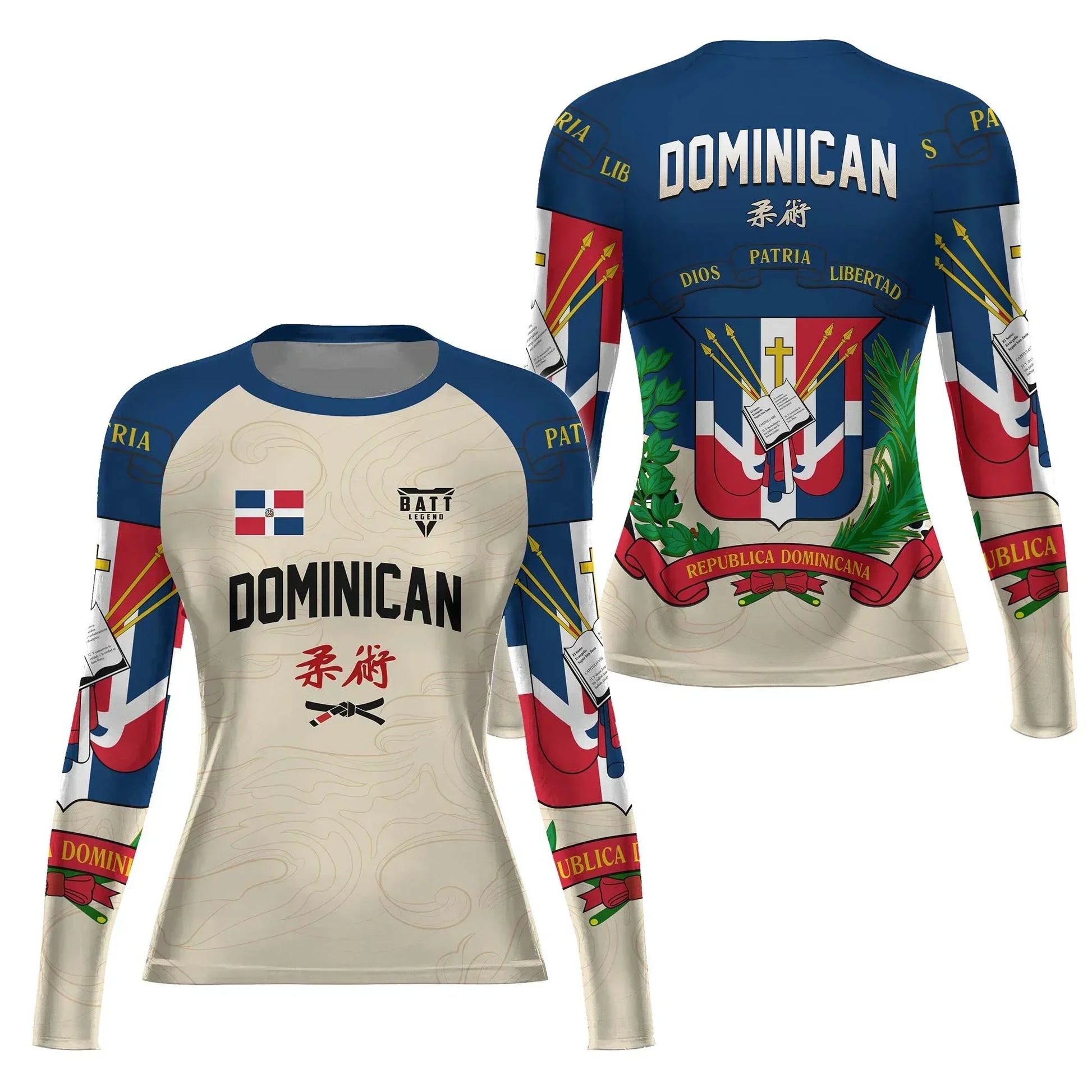 Crest of Dominican Republic Rash Guard