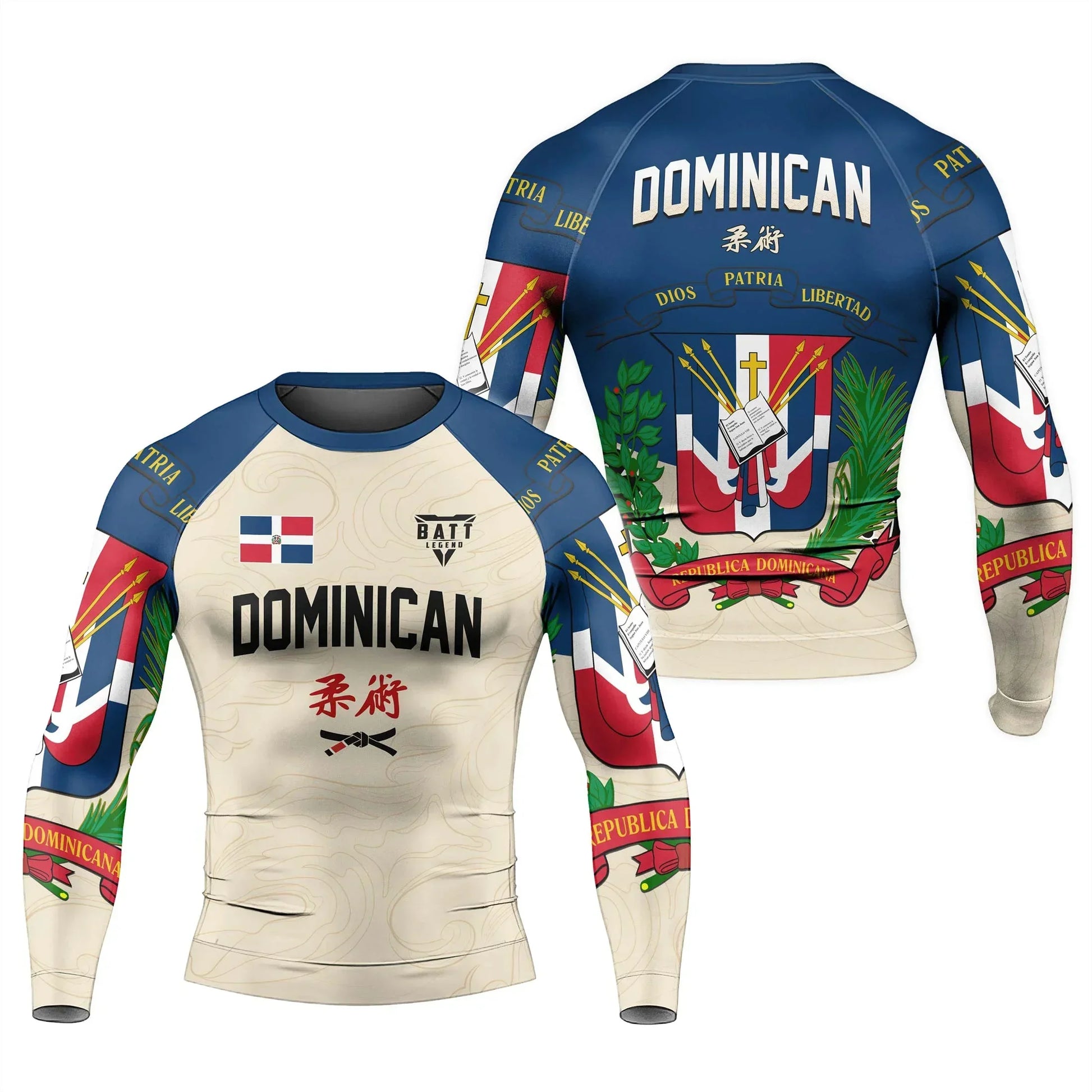 Crest of Dominican Republic Rash Guard