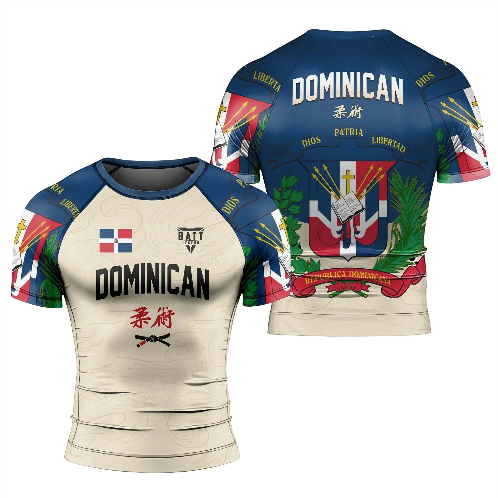 Crest of Dominican Republic Rash Guard
