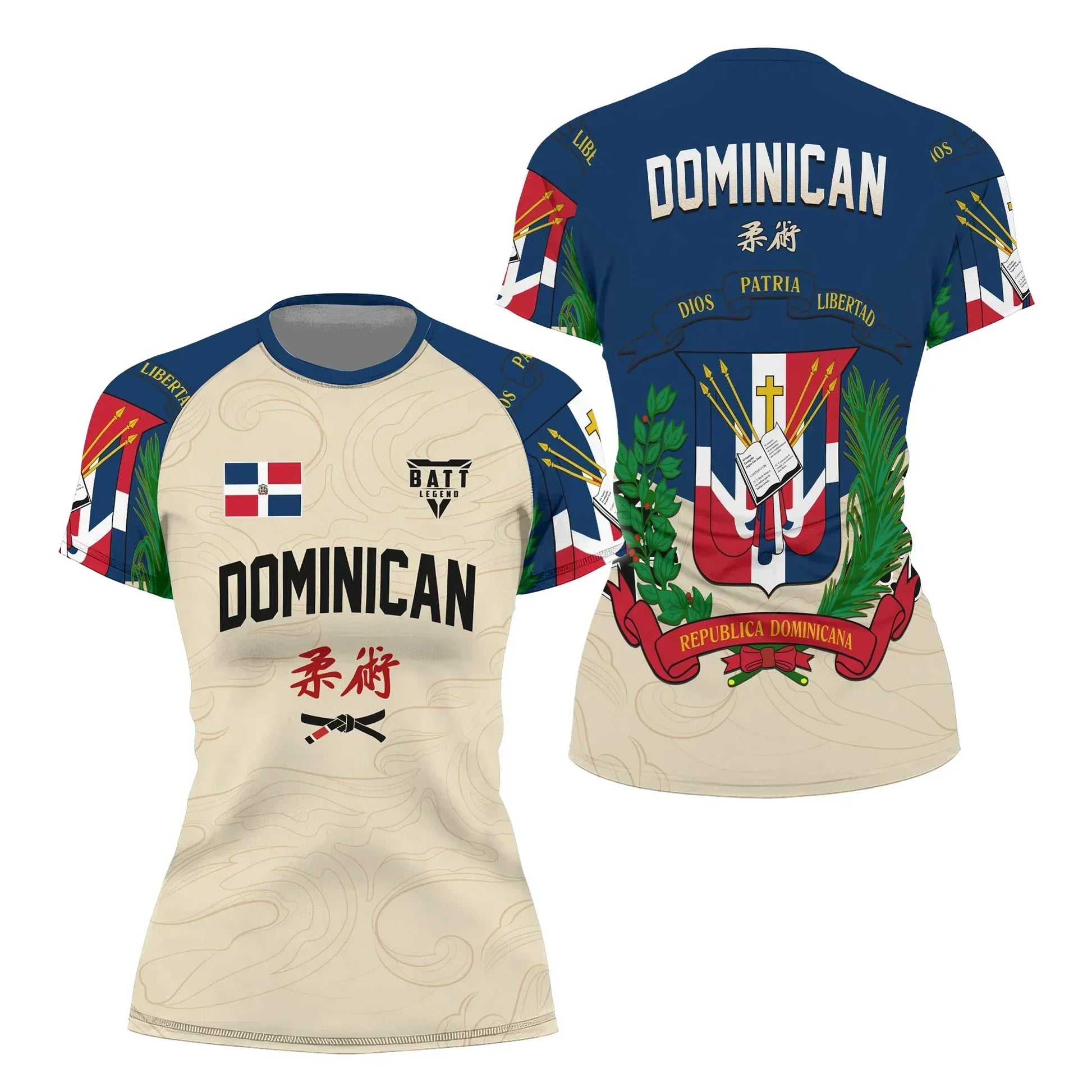 Crest of Dominican Republic Rash Guard