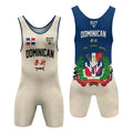 Crest of Dominican Republic Wrestling Singlet