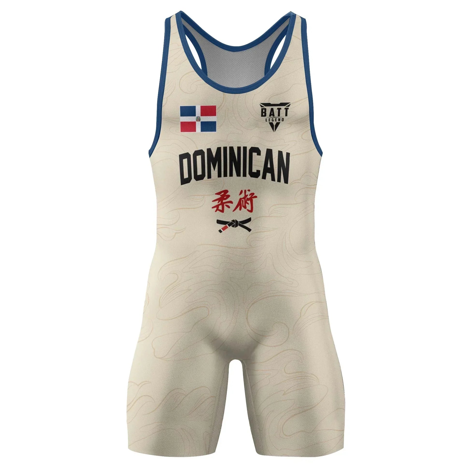 Crest of Dominican Republic Wrestling Singlet