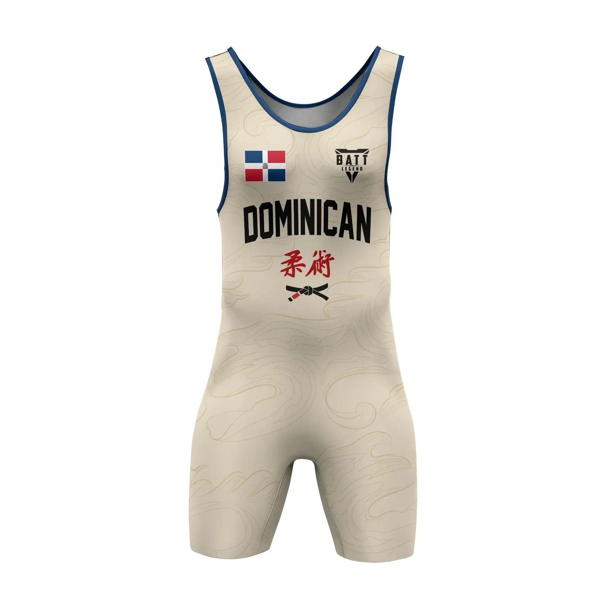 Crest of Dominican Republic Wrestling Singlet