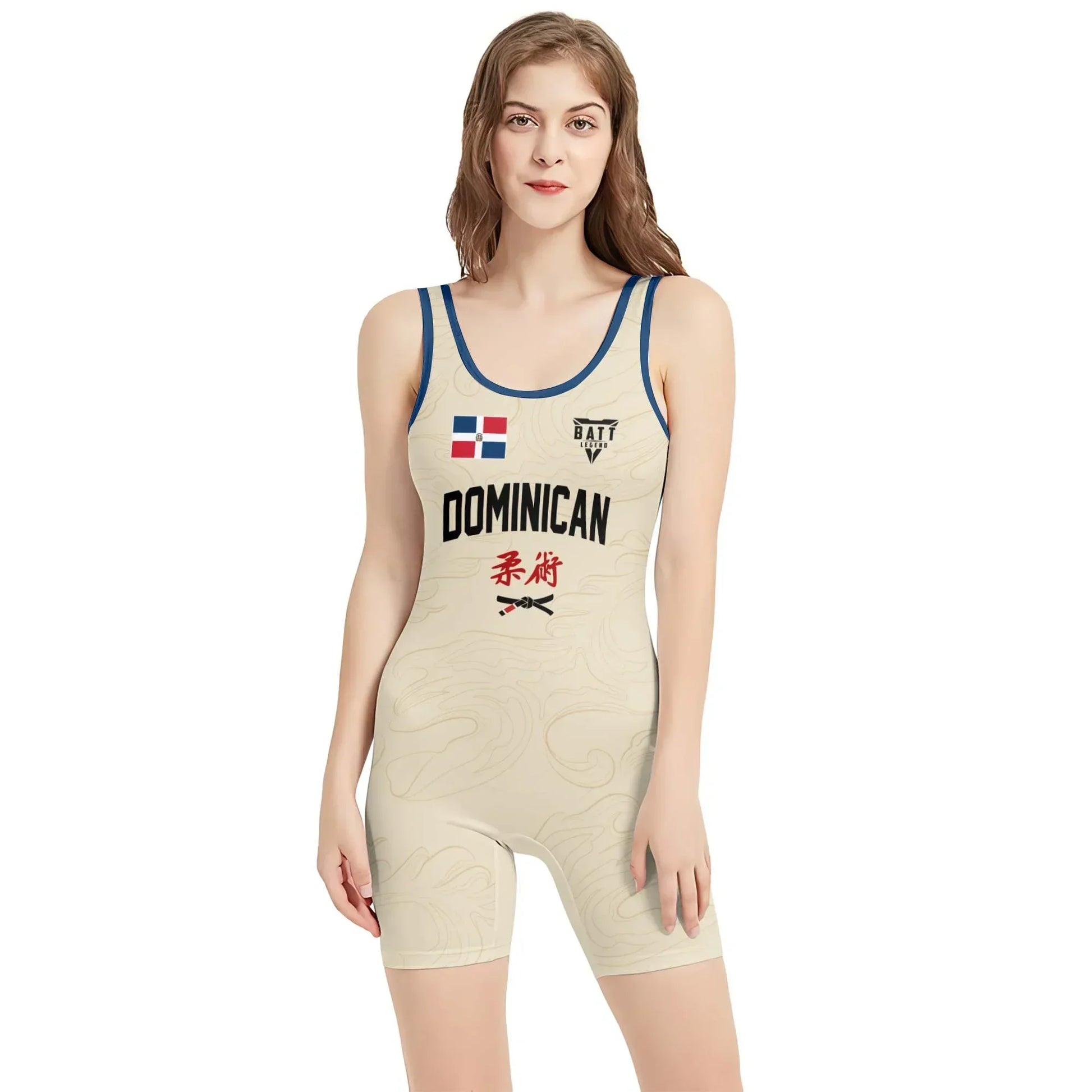 Crest of Dominican Republic Wrestling Singlet