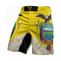 Crest of Ecuador Fight Shorts