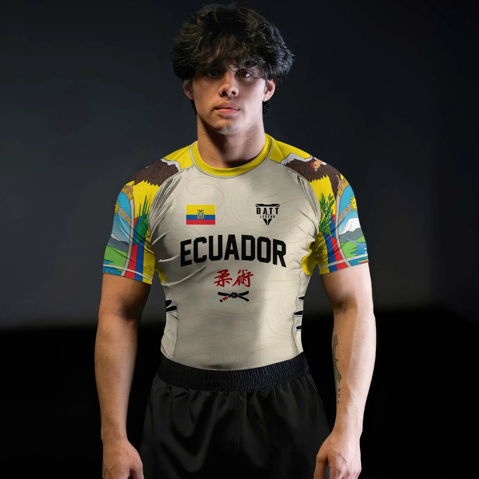 Crest of Ecuador Rash Guard