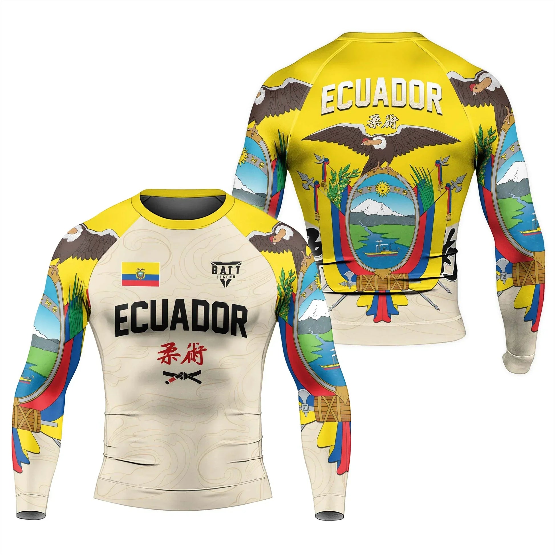 Crest of Ecuador Rash Guard