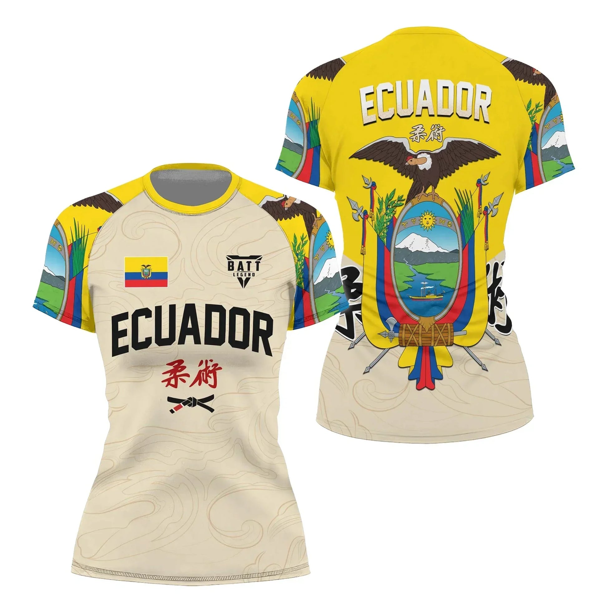 Crest of Ecuador Rash Guard