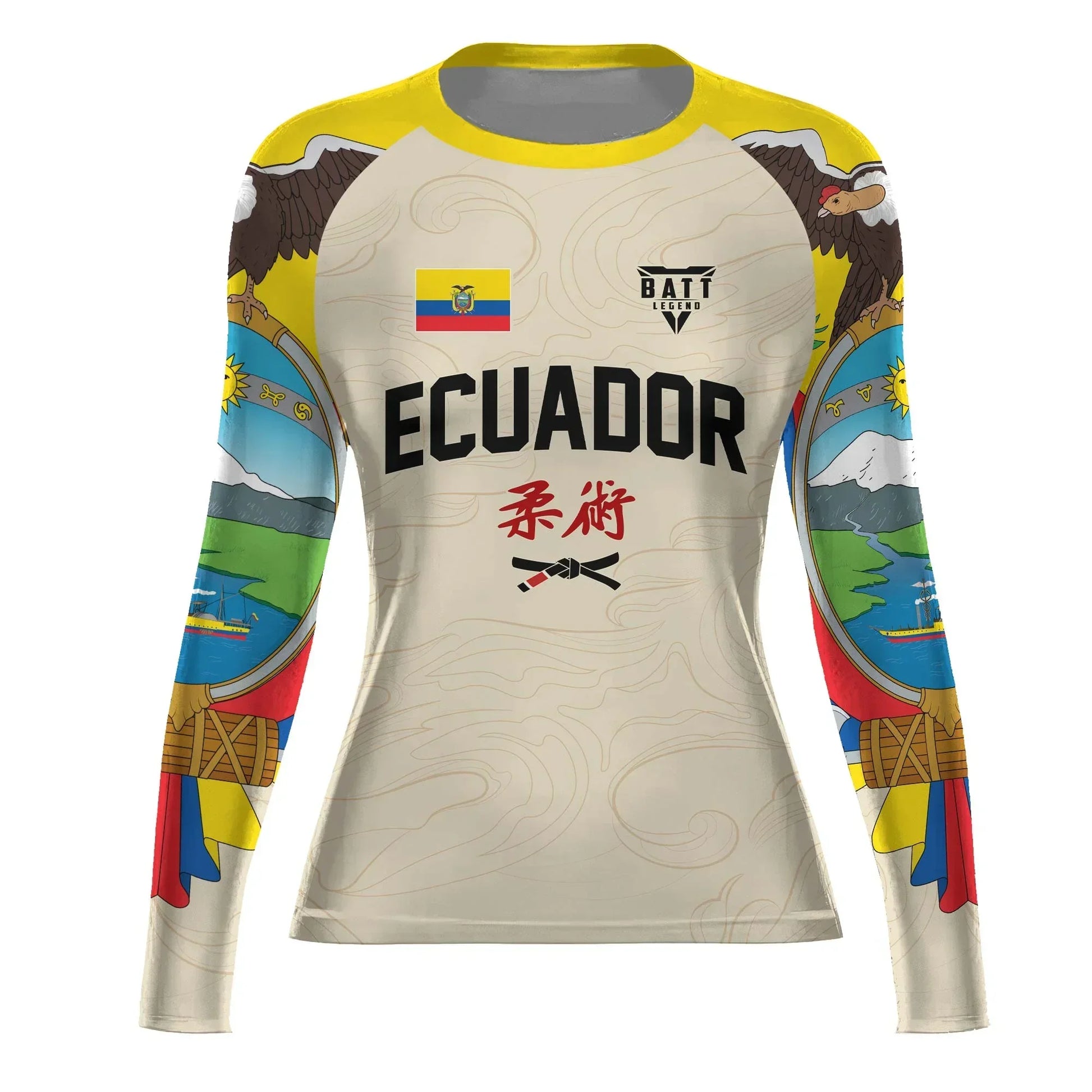 Crest of Ecuador Rash Guard