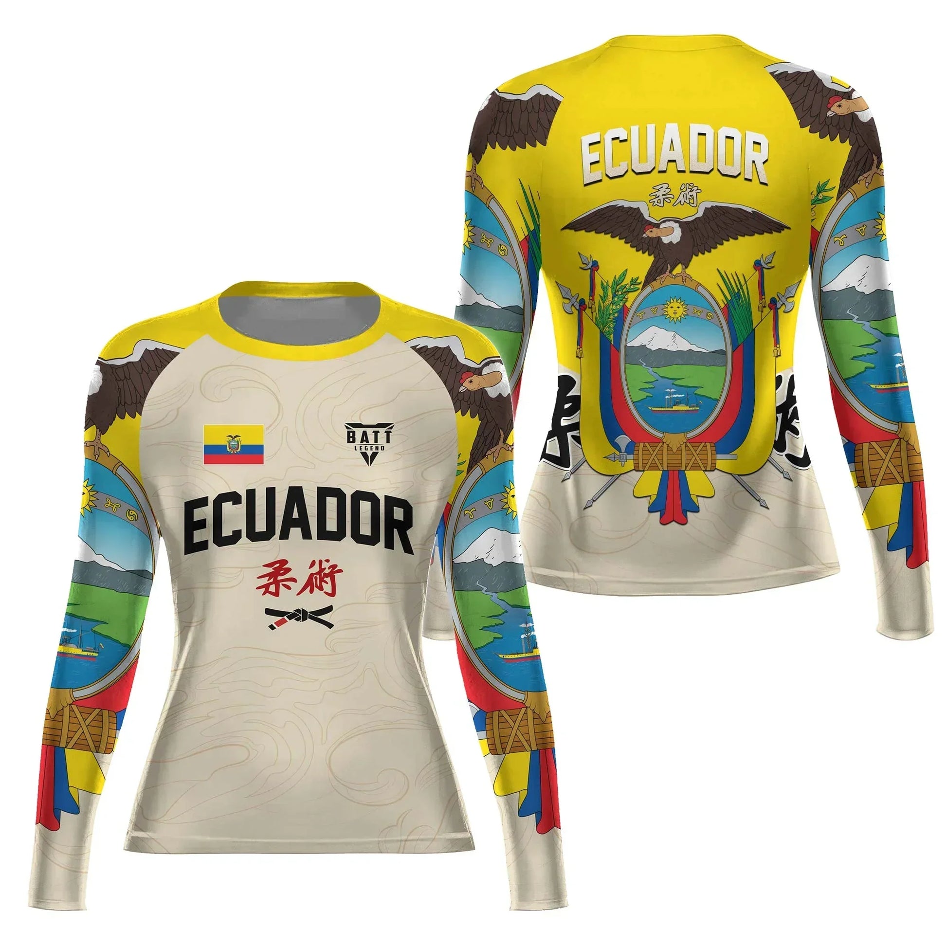 Crest of Ecuador Rash Guard