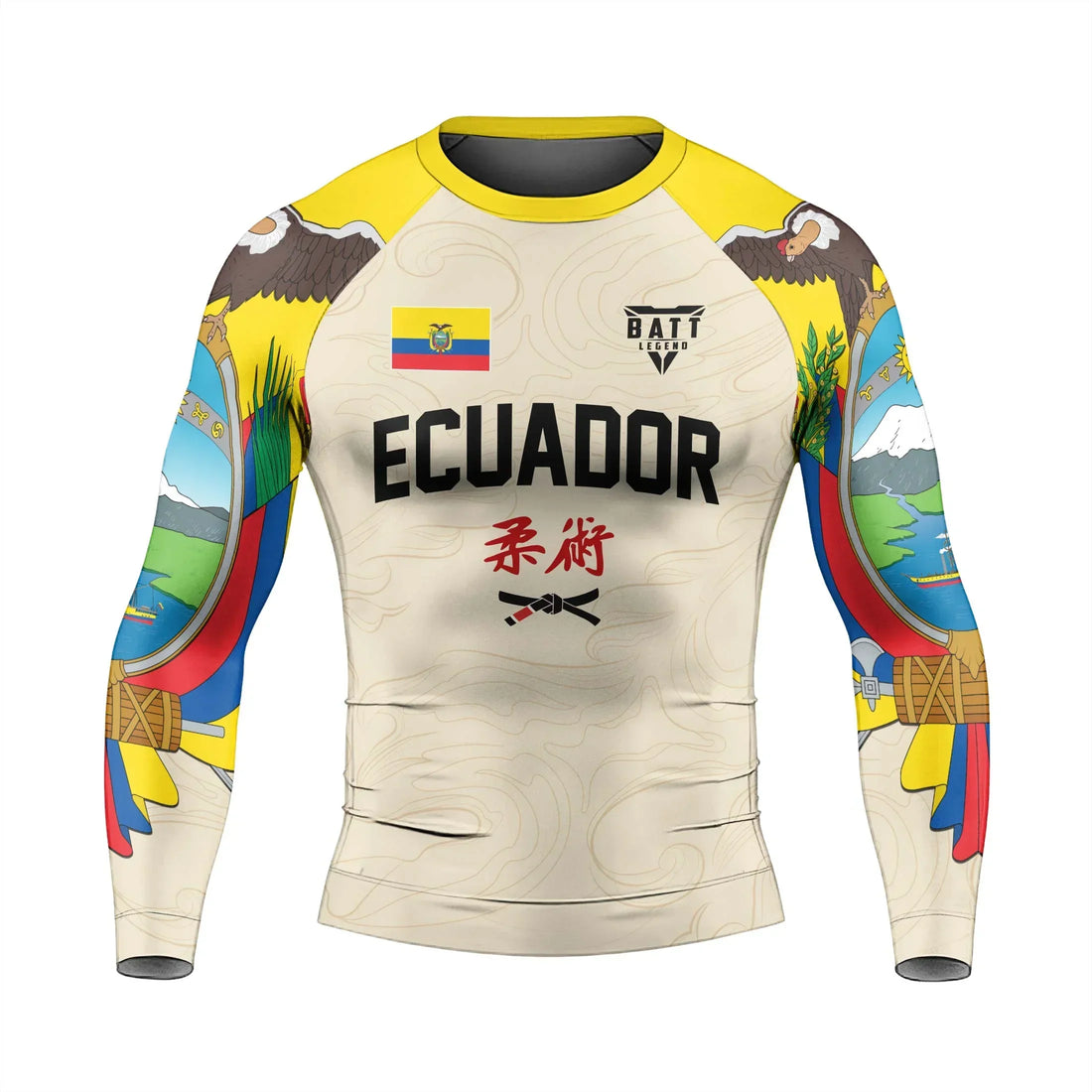 Crest of Ecuador Rash Guard