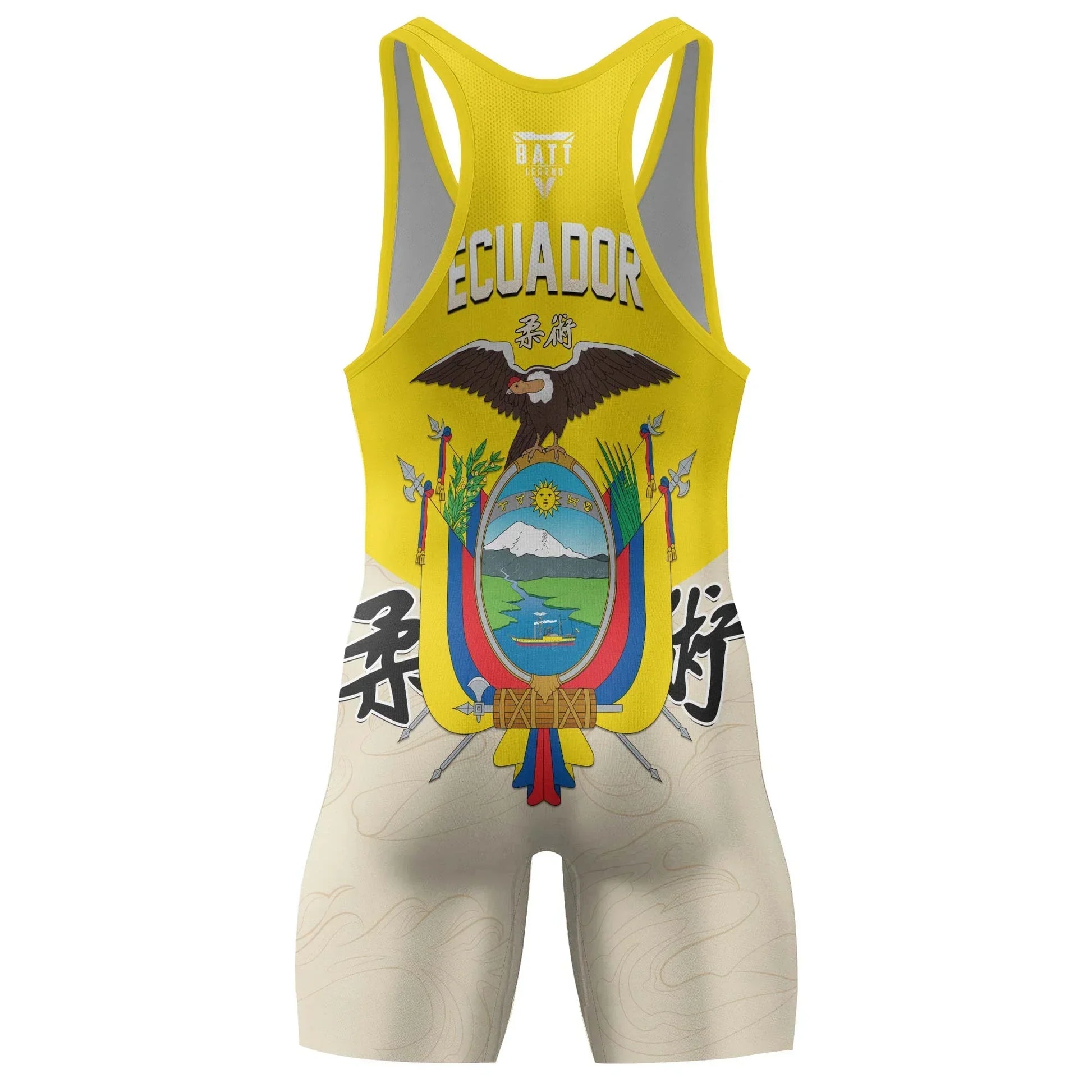 Crest of Ecuador Wrestling Singlet