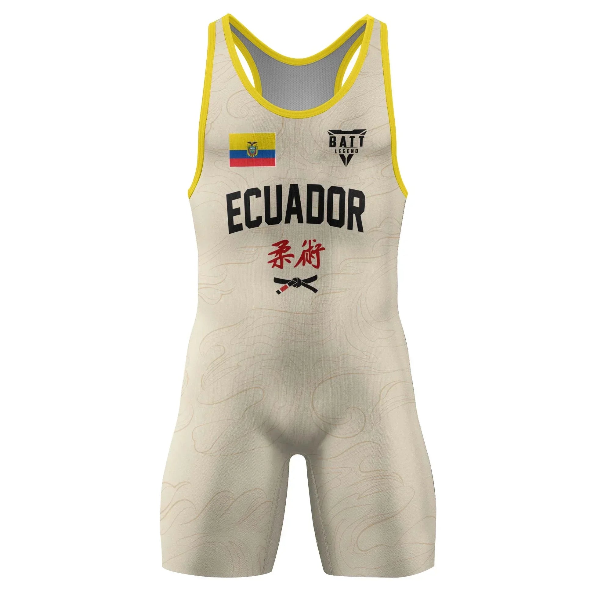 Crest of Ecuador Wrestling Singlet