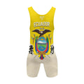Crest of Ecuador Wrestling Singlet