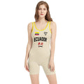 Crest of Ecuador Wrestling Singlet