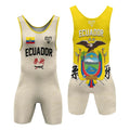 Crest of Ecuador Wrestling Singlet