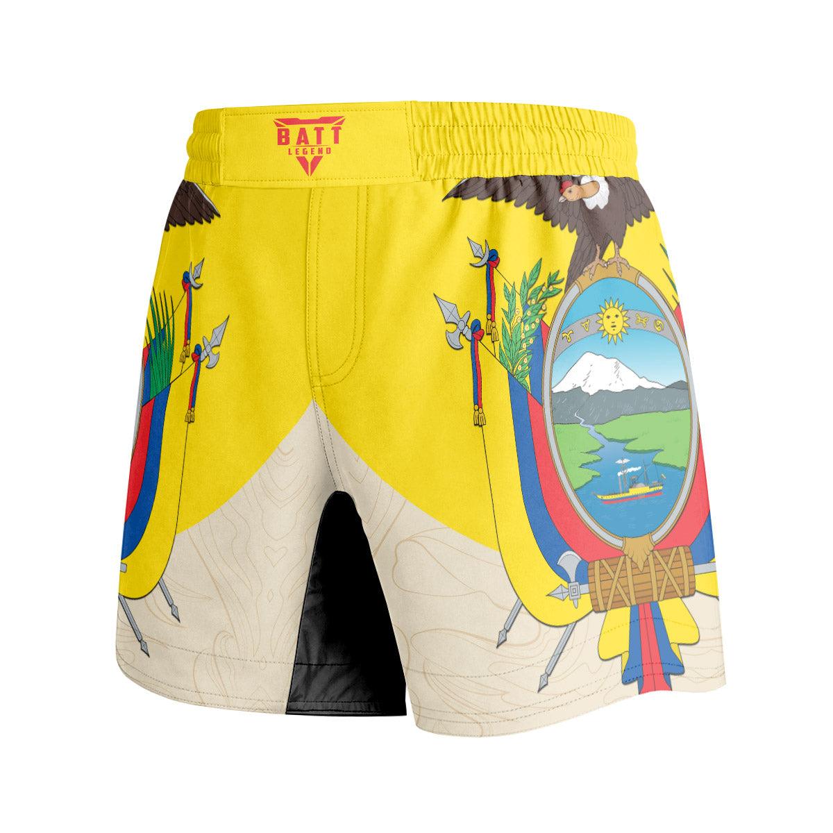Crest of Ecuador Grappling Shorts
