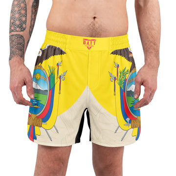 Crest of Ecuador Grappling Shorts