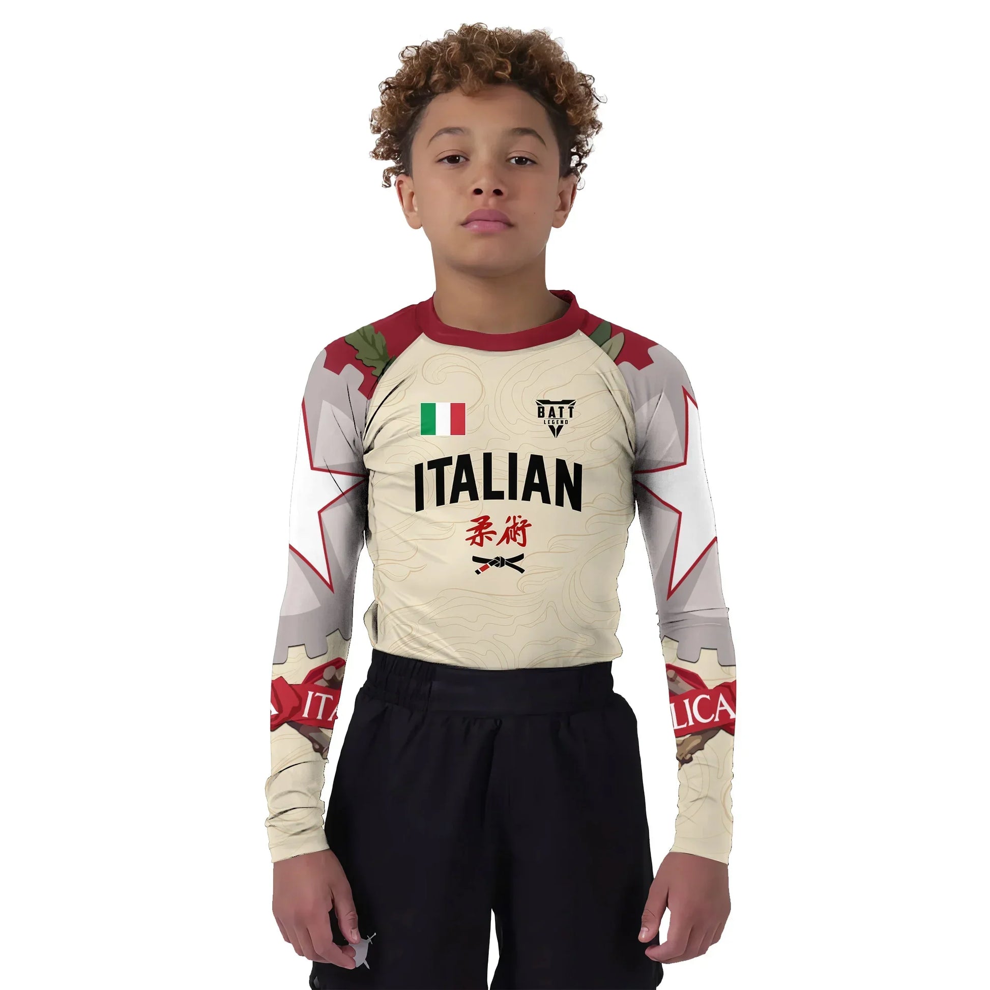 Crest of Italia Kids Rash Guard